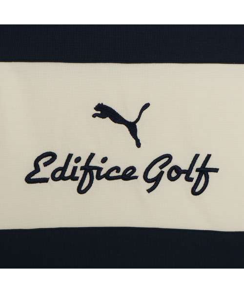 PUMA(プーマ)の「PUMA プーマ メンズ ゴルフ PUMA x EDIFICE カラーブロック モックネック 半袖(Tシャツ/カットソー・メンズ・ネイビー/オフホワイト・SMALL/X-LARGE/LARGE/MEDIUM)」の11枚目の写真