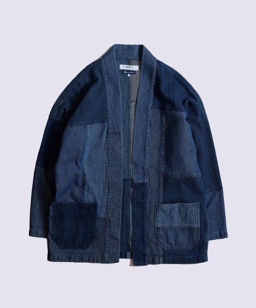 FDMTL(ファンダメンタル)の「【FDMTL】PACHWORK HAORI JACKET 3YR WASH(その他アウター・メンズ・インディゴブルー・5/4/3)」の1枚目の写真
