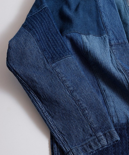 FDMTL(ファンダメンタル)の「【FDMTL】PACHWORK HAORI JACKET 3YR WASH(その他アウター・メンズ・インディゴブルー・5/4/3)」の2枚目の写真