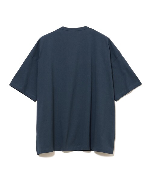 Champion(チャンピオン)の「【別注】Champion by MIN-NANO / ロゴ Tシャツ(Tシャツ/カットソー・メンズ・ベージュ/ネイビー/ホワイト・SMALL/MEDIUM/XX-LARGE/X-LARGE/LARGE/XXX-LARGE)」の10枚目の写真