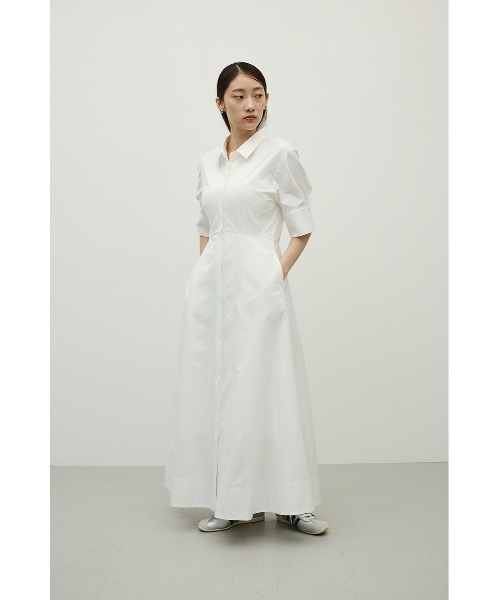 STYLEMIXER(スタイルミキサー)の「フレアマキシシャツワンピース(ワンピース・レディース・ブラック/サックスブルー/ホワイト・SMALL/MEDIUM)」の15枚目の写真