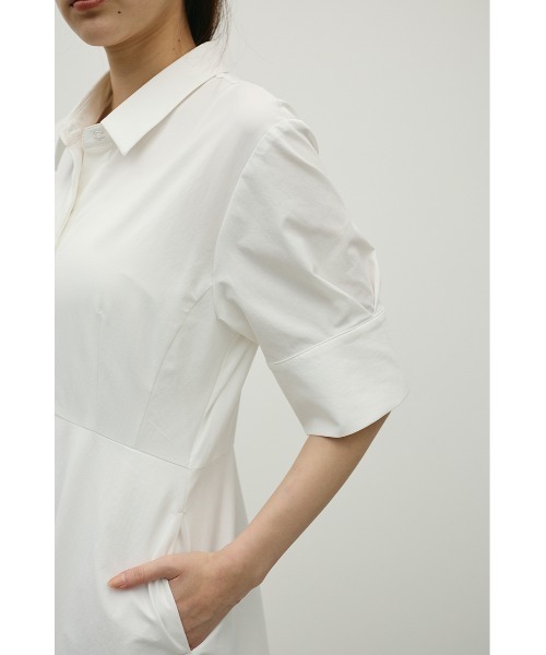 STYLEMIXER(スタイルミキサー)の「フレアマキシシャツワンピース(ワンピース・レディース・ブラック/サックスブルー/ホワイト・SMALL/MEDIUM)」の21枚目の写真