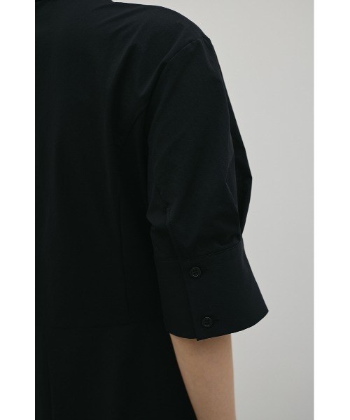 STYLEMIXER(スタイルミキサー)の「フレアマキシシャツワンピース(ワンピース・レディース・ブラック/サックスブルー/ホワイト・SMALL/MEDIUM)」の7枚目の写真