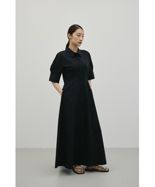STYLEMIXER(スタイルミキサー)の「フレアマキシシャツワンピース(ワンピース・レディース・ブラック/サックスブルー/ホワイト・SMALL/MEDIUM)」の8枚目の写真