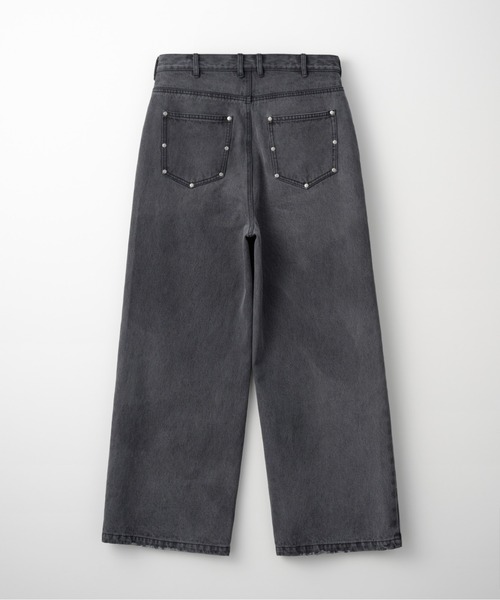 THE CLE(ザクレ)の「STUDS DENIM / スタッズデニム(デニムパンツ・メンズ・ブラック/グレー/ブルー・LARGE/MEDIUM/SMALL)」の1枚目の写真