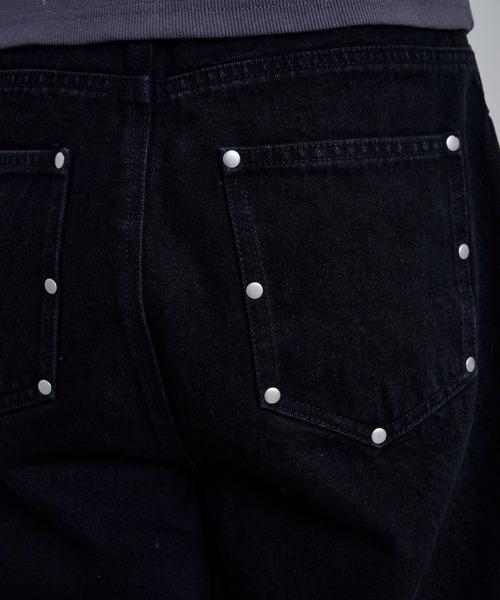 THE CLE(ザクレ)の「STUDS DENIM / スタッズデニム(デニムパンツ・メンズ・ブラック/グレー/ブルー・LARGE/MEDIUM/SMALL)」の15枚目の写真