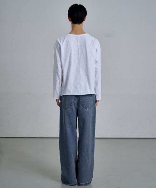 THE CLE(ザクレ)の「STUDS DENIM / スタッズデニム(デニムパンツ・メンズ・ブラック/グレー/ブルー・LARGE/MEDIUM/SMALL)」の4枚目の写真