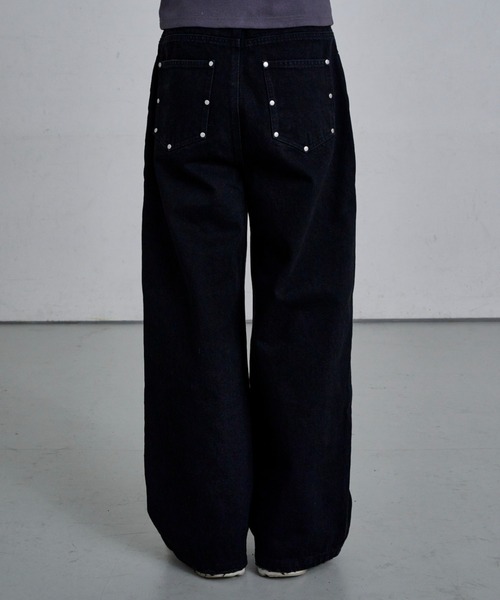 THE CLE(ザクレ)の「STUDS DENIM / スタッズデニム(デニムパンツ・メンズ・ブラック/グレー/ブルー・LARGE/MEDIUM/SMALL)」の9枚目の写真