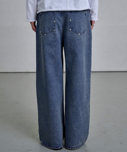 THE CLE(ザクレ)の「STUDS DENIM / スタッズデニム(デニムパンツ・メンズ・ブラック/グレー/ブルー・LARGE/MEDIUM/SMALL)」の12枚目の写真
