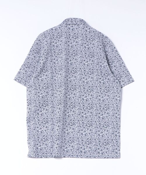 TOKYO SHIRTS（トウキョウシャツ）の「フラワープリント ポロシャツ（ポロシャツ・メンズ・ネイビー・XL/LL/L/M）」の2枚目の写真