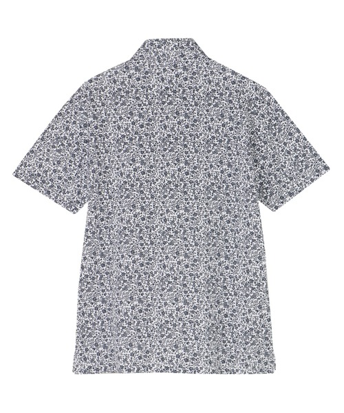 TOKYO SHIRTS（トウキョウシャツ）の「フラワープリント ポロシャツ（ポロシャツ・メンズ・ネイビー・XL/LL/L/M）」の7枚目の写真