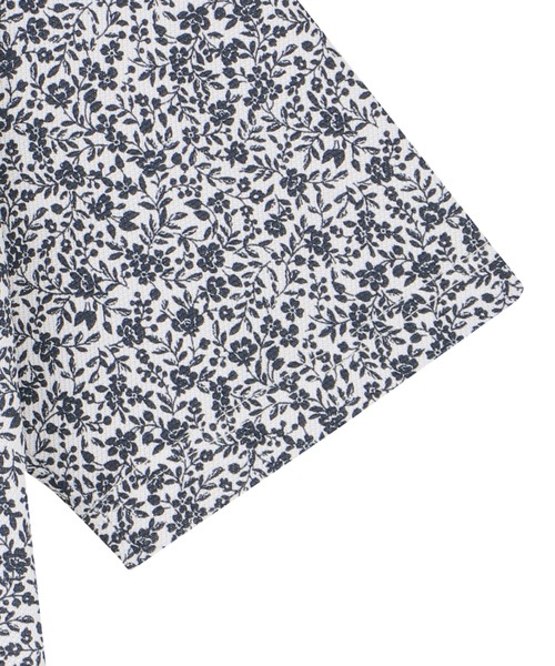 TOKYO SHIRTS（トウキョウシャツ）の「フラワープリント ポロシャツ（ポロシャツ・メンズ・ネイビー・XL/LL/L/M）」の5枚目の写真