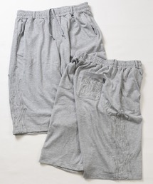 THRASHER（スラッシャー）の「【at】〔THRASHER スラッシャー〕ZOZO限定 ファイアーパターンアップリケ スウェットワイドショーツ ハーフパンツ セットアップ展開有（スウェットパンツ）」