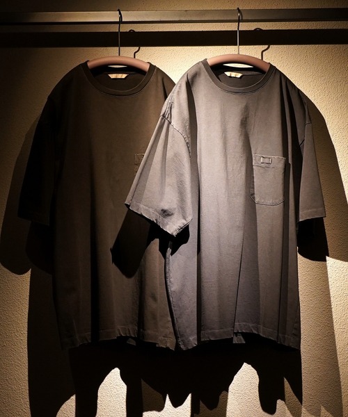 TROVE(トローヴ)の「TROVE / ORGANIC COTTON POCKET T-SHIRT(Tシャツ/カットソー・メンズ・スミクロ/ネイビー・1/3)」の6枚目の写真