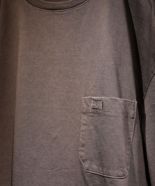 TROVE(トローヴ)の「TROVE / ORGANIC COTTON POCKET T-SHIRT(Tシャツ/カットソー・メンズ・スミクロ/ネイビー・1/3)」の9枚目の写真