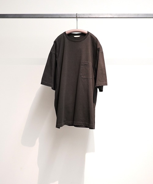 TROVE（トローヴ）の「TROVE / ORGANIC COTTON POCKET T-SHIRT（Tシャツ/カットソー・メンズ・スミクロ/ネイビー・1/3）」の11枚目の写真