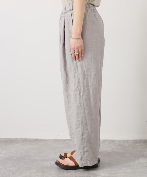 JOURNAL STANDARD LUXE（ジャーナルスタンダード　ラックス）の「リネンヘリンボンタックイージーパンツ（その他パンツ・レディース・グレー/ブラウン・FREE）」の14枚目の写真