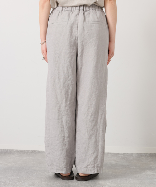 JOURNAL STANDARD LUXE（ジャーナルスタンダード　ラックス）の「リネンヘリンボンタックイージーパンツ（その他パンツ・レディース・グレー/ブラウン・FREE）」の15枚目の写真