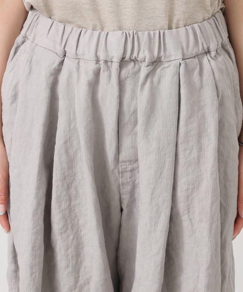 JOURNAL STANDARD LUXE（ジャーナルスタンダード　ラックス）の「リネンヘリンボンタックイージーパンツ（その他パンツ・レディース・グレー/ブラウン・FREE）」の16枚目の写真