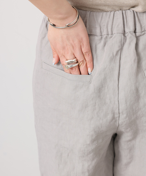 JOURNAL STANDARD LUXE（ジャーナルスタンダード　ラックス）の「リネンヘリンボンタックイージーパンツ（その他パンツ・レディース・グレー/ブラウン・FREE）」の19枚目の写真