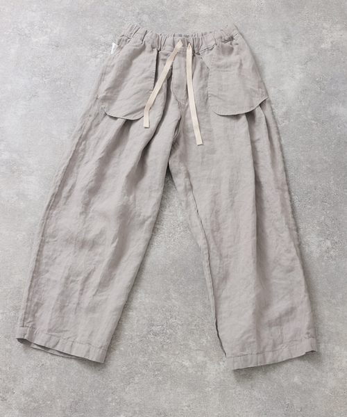 JOURNAL STANDARD LUXE(ジャーナルスタンダード ラックス)の「リネンヘリンボンタックイージーパンツ(その他パンツ・レディース・グレー/ブラウン・FREE)」の7枚目の写真