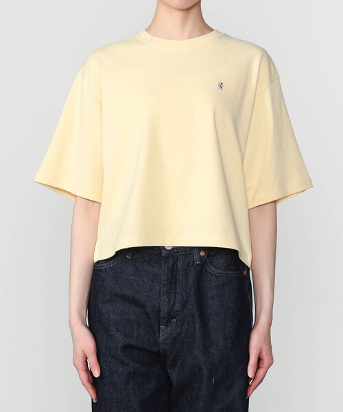 GYMPHLEX(ジムフレックス)の「Gymphlex | シルケットコットン クルーネックTシャツ WOMEN(Tシャツ/カットソー・レディース・ピンク/イエロー/ブルー系その他・12)」の10枚目の写真