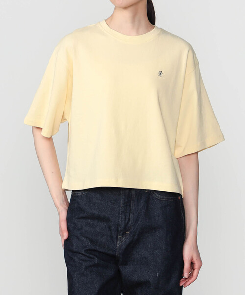 GYMPHLEX(ジムフレックス)の「Gymphlex | シルケットコットン クルーネックTシャツ WOMEN(Tシャツ/カットソー・レディース・ピンク/イエロー/ブルー系その他・12)」の3枚目の写真