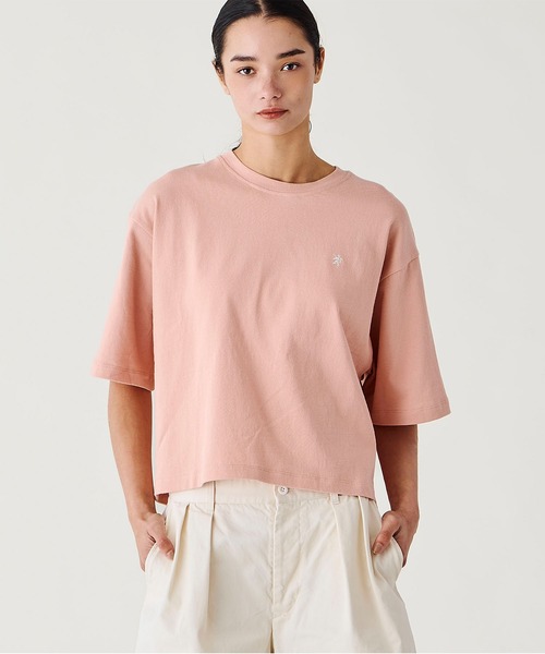 GYMPHLEX(ジムフレックス)の「Gymphlex | シルケットコットン クルーネックTシャツ WOMEN(Tシャツ/カットソー・レディース・ピンク/イエロー/ブルー系その他・12)」の15枚目の写真
