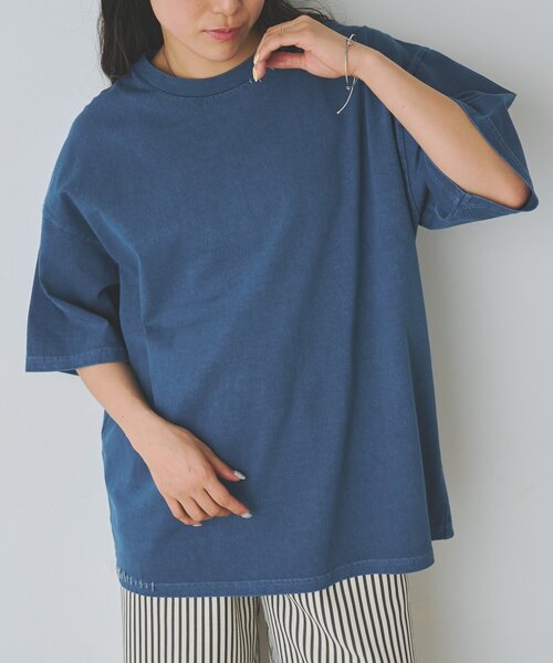 COLONY 2139（コロニートゥーワンスリーナイン）の「ハンドステッチTシャツ（Tシャツ/カットソー・メンズ・グレー/ブルー/ブラック・MEDIUM/LARGE）」の19枚目の写真