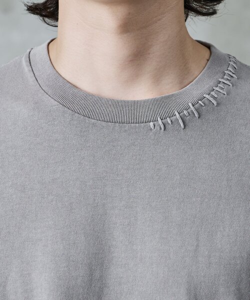 COLONY 2139（コロニートゥーワンスリーナイン）の「ハンドステッチTシャツ（Tシャツ/カットソー・メンズ・グレー/ブルー/ブラック・MEDIUM/LARGE）」の7枚目の写真