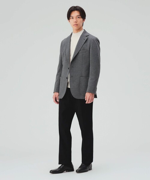 BEAMS HEART(ビームスハート)の「ハニカム ジャージー 3ボタン ジャケット(テーラードジャケット・メンズ・ネイビー/ブルー/グレー・SMALL/XX-LARGE/X-LARGE/LARGE/MEDIUM)」の5枚目の写真