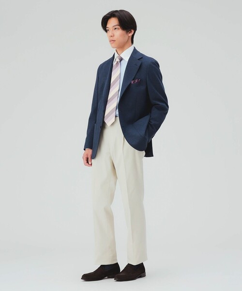 BEAMS HEART(ビームスハート)の「ハニカム ジャージー 3ボタン ジャケット(テーラードジャケット・メンズ・ネイビー/ブルー/グレー・SMALL/XX-LARGE/X-LARGE/LARGE/MEDIUM)」の9枚目の写真