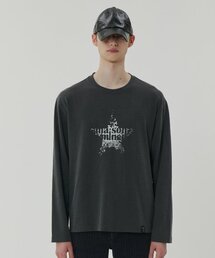 MAISON MINED（メゾンミネド）の「LODESTAR LONG SLEEVE CHARCOAL（Tシャツ/カットソー）」