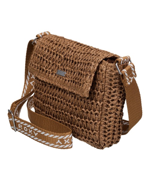 ROXY(ロキシー)の「ROXY SPOTLESS SUNNIES CROSSBODY ショルダーバッグ【2026年春夏モデル】/ペーパーストロー素材バッグ(ショルダーバッグ・レディース・ブラウン系その他・FREE)」の3枚目の写真