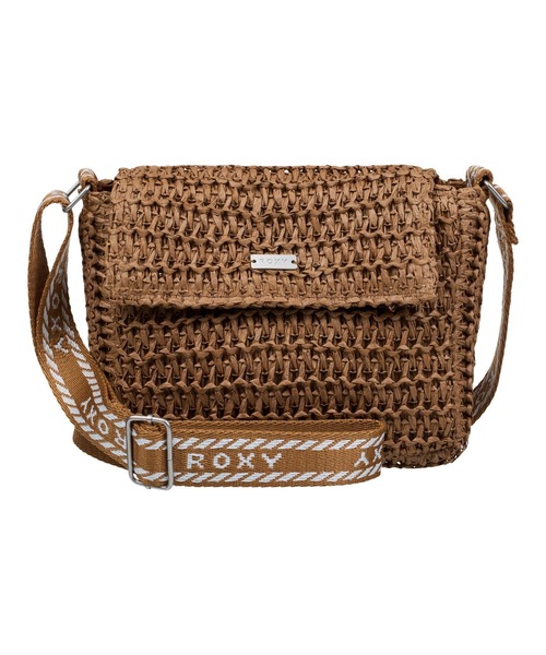 ROXY(ロキシー)の「ROXY SPOTLESS SUNNIES CROSSBODY ショルダーバッグ【2026年春夏モデル】/ペーパーストロー素材バッグ(ショルダーバッグ・レディース・ブラウン系その他・FREE)」の6枚目の写真