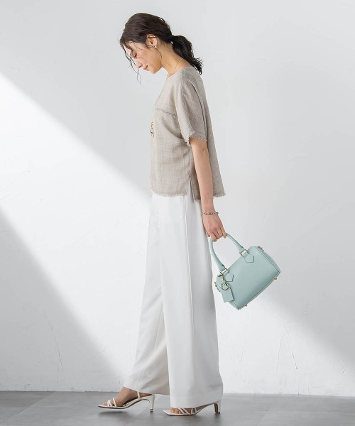 LAUTREAMONT(ロートレアモン)の「メッシュブラウス(シャツ/ブラウス・レディース・ブラウン/ベージュ系その他・9号)」の7枚目の写真