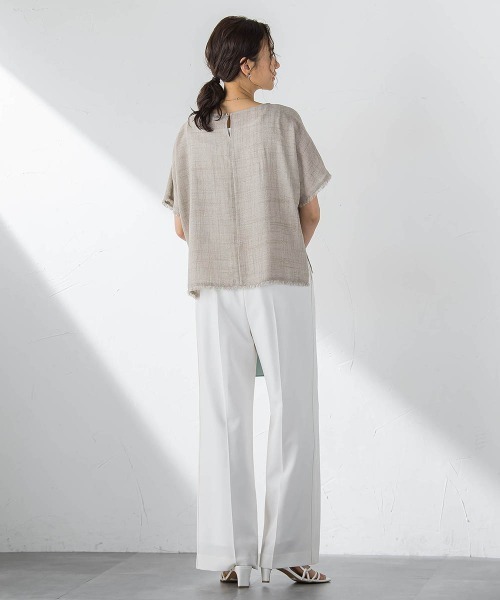LAUTREAMONT(ロートレアモン)の「メッシュブラウス(シャツ/ブラウス・レディース・ブラウン/ベージュ系その他・9号)」の8枚目の写真