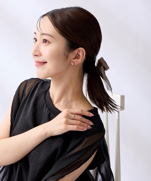 CALIN STANDARD(カリンスタンダード)の「◆金属アレルギー対応◆◆made in japan◆【痛くない】【落ちにくい】【片手で簡単】ツイストライン マグネットイヤリング(イヤリング・レディース・ゴールド/シルバー・FREE)」の9枚目の写真