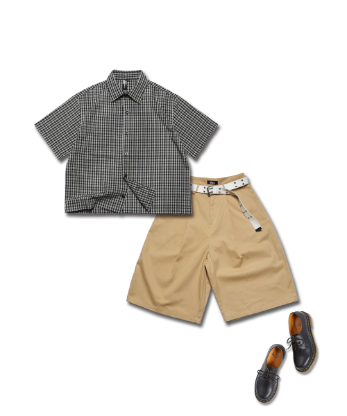 ROCKPSYCHO(ロックサイコ)の「チェッククロップシャツ ブラック(シャツ/ブラウス・メンズ・ブラック・LARGE/MEDIUM/SMALL)」の4枚目の写真