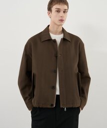 コットンツイルストリングジャケット[BROWN]