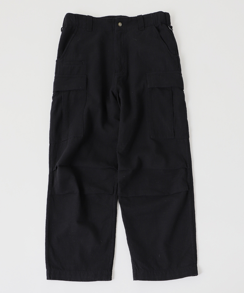 JOURNAL STANDARD(ジャーナルスタンダード)の「Eighteen East WIDE TAC CARGO-Ctn Basket(カーゴパンツ・メンズ・ブラック系その他・MEDIUM/SMALL)」の1枚目の写真