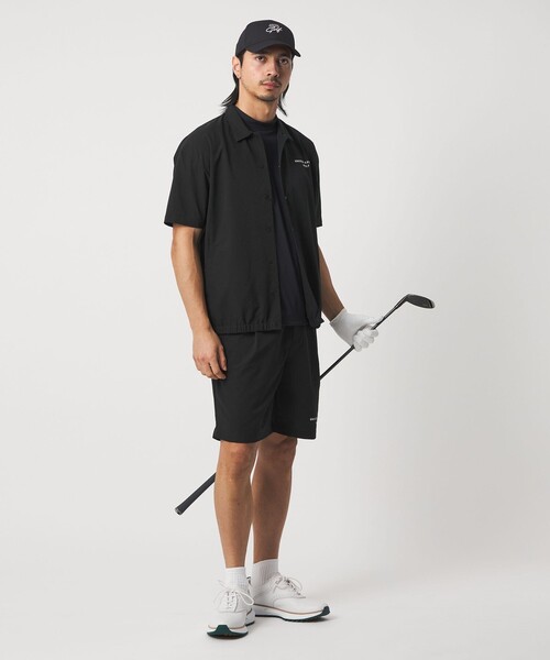 UNITED ARROWS GOLF(ユナイテッドアローズゴルフ)の「メンズ ミニリップ ショートスリーブ シャツ 防しわ 2WAYストレッチ(シャツ/ブラウス・メンズ・ブラック/ライム・L/XL/M/S)」の17枚目の写真