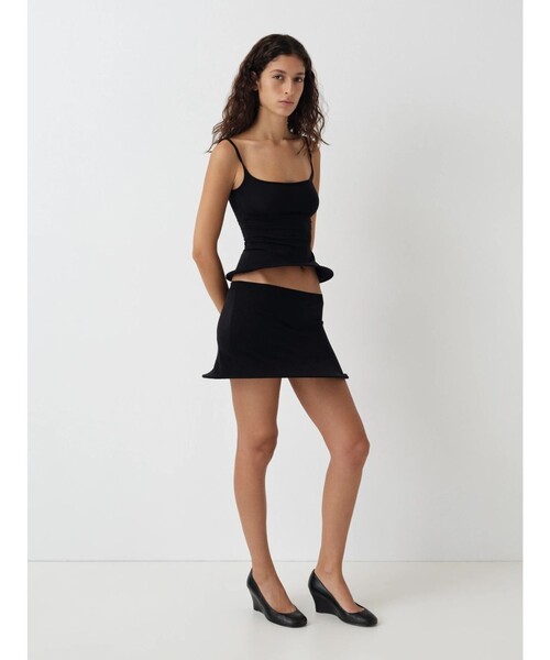 M TO R(ムウトアール)の「【GIMAGUAS】FINA MINI SKIRT(スカート・レディース・ブラック・S)」の4枚目の写真