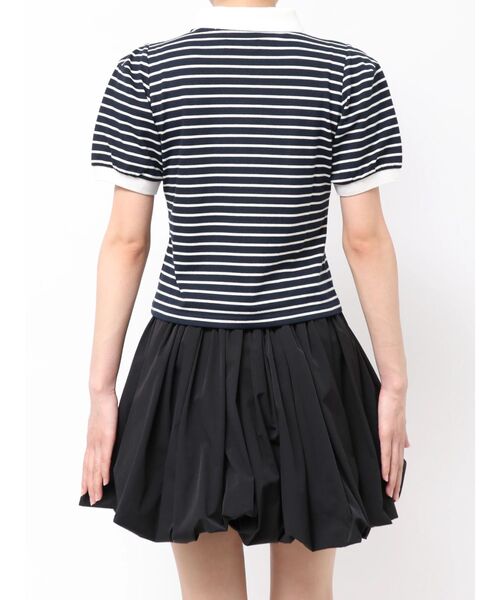 CALNAMUR（カルナムール）の「コンパクトポロカットソー（Tシャツ/カットソー・レディース・ブラウン/ネイビー/その他1・FREE）」の6枚目の写真