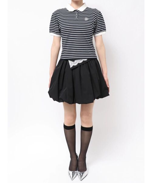 CALNAMUR（カルナムール）の「コンパクトポロカットソー（Tシャツ/カットソー・レディース・ブラウン/ネイビー/その他1・FREE）」の11枚目の写真