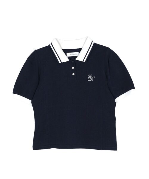 CALNAMUR（カルナムール）の「コンパクトポロカットソー（Tシャツ/カットソー・レディース・ブラウン/ネイビー/その他1・FREE）」の15枚目の写真