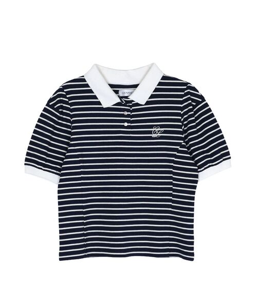 CALNAMUR（カルナムール）の「コンパクトポロカットソー（Tシャツ/カットソー・レディース・ブラウン/ネイビー/その他1・FREE）」の16枚目の写真