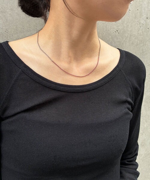 and cloud（アンドクラウド）の「Colored Necklace S（ネックレス・レディース・ピンク/ブルー/レッド/パープル/イエロー/オレンジ/グリーン・FREE）」の19枚目の写真