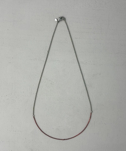 and cloud（アンドクラウド）の「Colored Necklace S（ネックレス・レディース・ピンク/ブルー/レッド/パープル/イエロー/オレンジ/グリーン・FREE）」の10枚目の写真