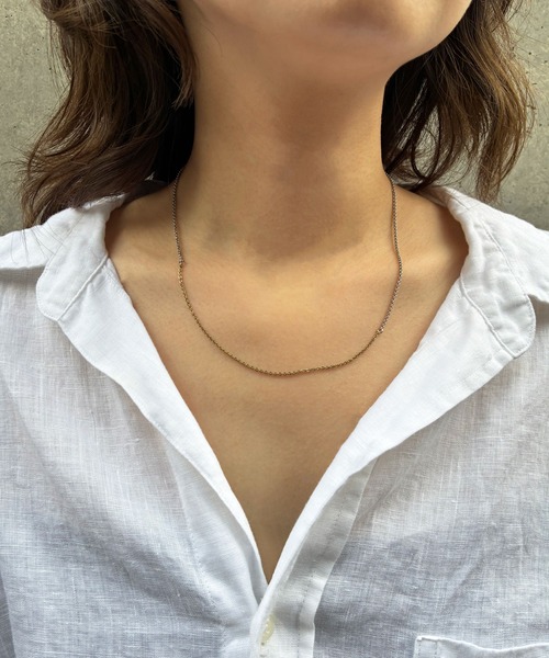 and cloud（アンドクラウド）の「Colored Necklace S（ネックレス・レディース・ピンク/ブルー/レッド/パープル/イエロー/オレンジ/グリーン・FREE）」の14枚目の写真